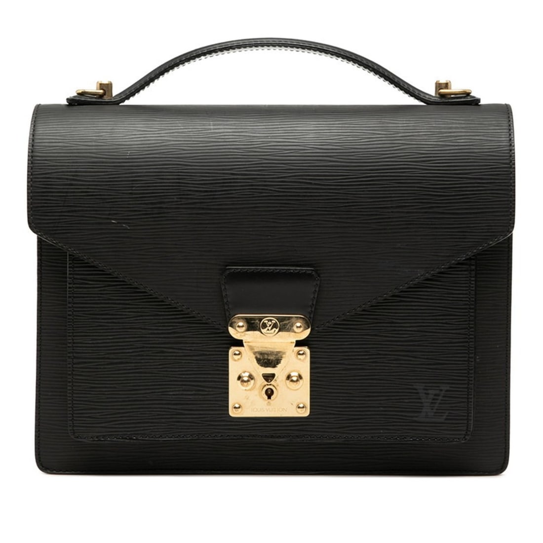 Louis Vuitton Epi Monceau Handbag M52122 Noir Black Leather Women's LOUIS VUITTON: --- Catalog ---Category: SizeSize (HxWxD): 21cm x 27.5cm x 6cm / 8.26'' x 10.82'' x 2.36''Category: DesignType: HandbagColor: Black, NoirGender: WomenMaterial: Leather Category: GeneralMPN: M52122Bran