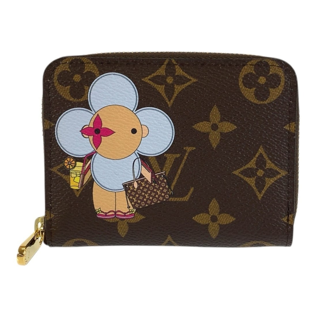 LOUIS VUITTON Louis Vuitton Monogram Vivienne Zippy Coin Purse Brown Gold Hardware M69055: --- Catalog ---Category: SizeSize (HxWxD): 8cm x 11cm x 2cm / 3.14'' x 4.33'' x 0.78''Category: DesignType: Coin purse/coin caseColor: BrownGender: WomenMaterial: PVC Category: GeneralBrand: Louis Vui