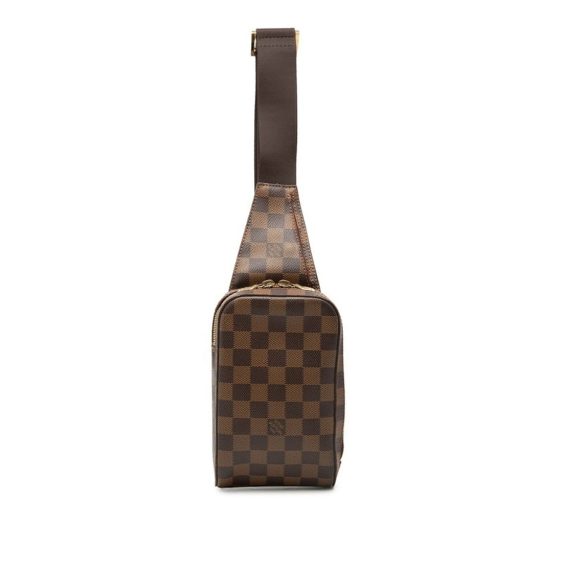 Louis Vuitton Damier Geronimos Shoulder Bag, Body Waist Bag N51994 Brown Leather Men's LOUIS VUITTON: --- Catalog ---Category: SizeSize (HxWxD): 19cm x 11cm x 6cm / 7.48'' x 4.33'' x 2.36''Category: DesignType: Shoulder bag, Sling bagColor: BrownGender: MenMaterial: PVC , Leather Category: GeneralBran