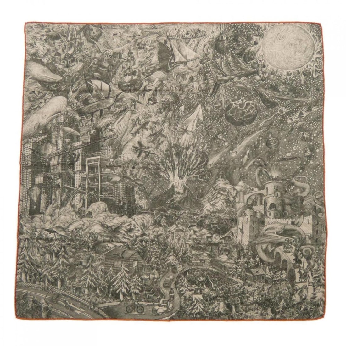 Hermes HERMES NOTHING BUT A DREAMER H103404T Carre H100 Shawl: --- Catalog ---Category: SizeSize (LxW): 98cm x 99cm / 38.58'' x 38.97''Category: DesignType: ShawlColor: KhakiGender: MenMaterial: Silk , Cashmere Category: GeneralBrand: Hermes--- Item List ---Secti