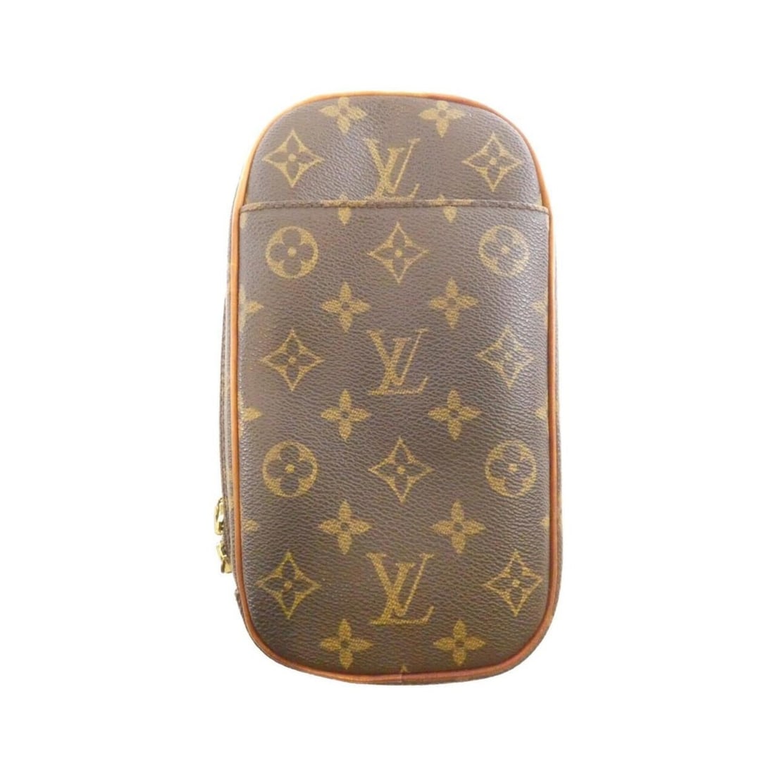 Louis Vuitton Monogram Pochette Gange M51870 Shoulder Bag: --- Catalog ---Category: SizeSize (HxWxD): 23cm x 12cm x 5cm / 9.05'' x 4.72'' x 1.96''Category: DesignType: Pochette, Shoulder bagColor: MarronGender: WomenMaterial: Coated canvas Hardware Color: Gol