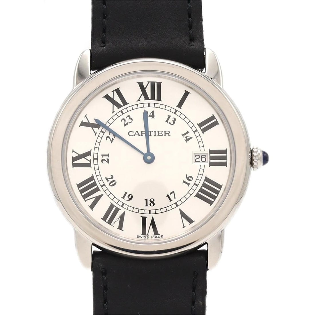 Cartier Ronde Solo LM W6700255 SS Quartz Watch: --- Catalog ---Category: SizeCase Diameter: 36mm / 1.42''Category: DesignType: WristwatchGender: MenColor (Dial): SilverMaterial (Band): Stainless steelMaterial (Case): Stainless steelCategory: Genera
