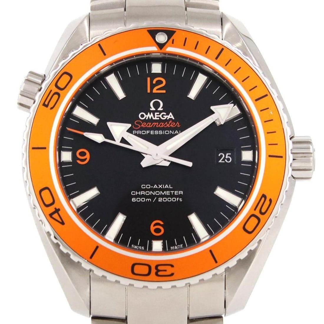 Omega Seamaster Planet Ocean 232.30.46.21.01.002 Stainless Steel Automatic Watch: --- Catalog ---Category: SizeWrist Size: 19.5cm / 7.67''Case Diameter: 46mm / 1.81''Category: DesignType: WristwatchGender: MenColor (Dial): BlackMaterial (Band): Stainless steelMaterial (Case): Stain