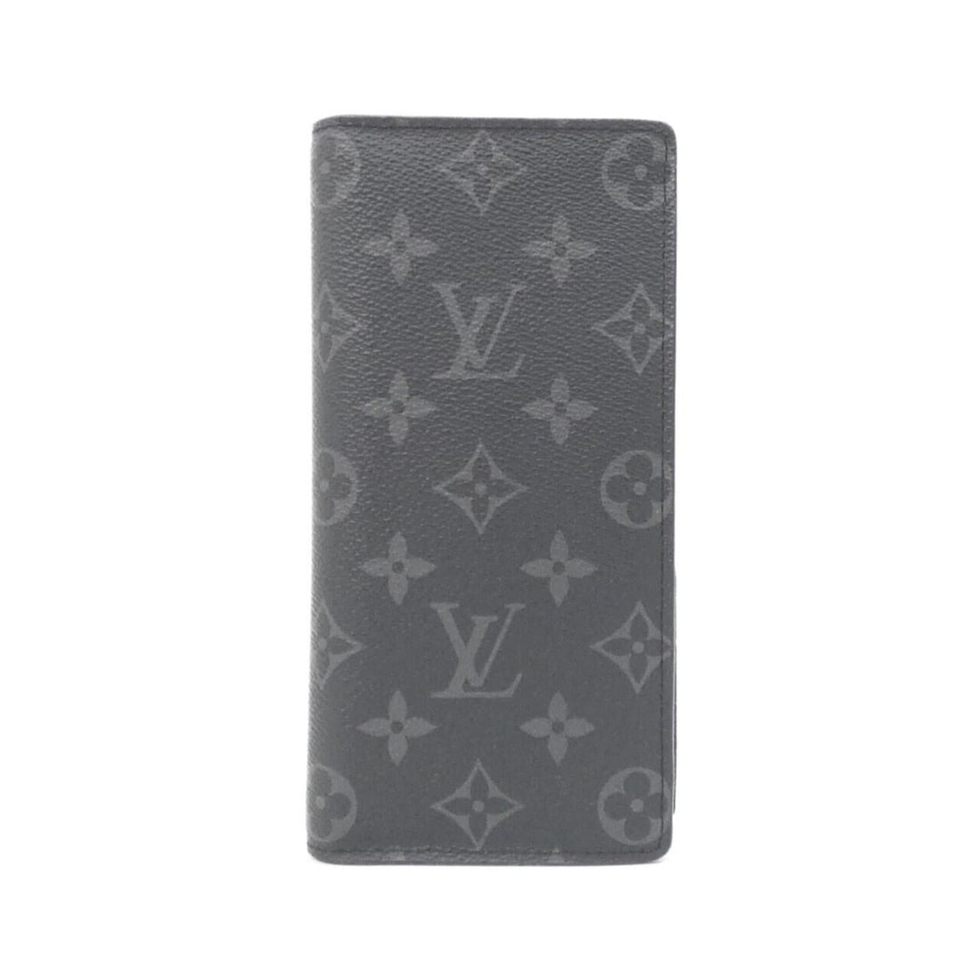 Louis Vuitton Monogram Eclipse Portefeuille Brazza M61697 Wallet: --- Catalog ---Category: SizeSize (HxWxD): 19cm x 10cm x 2cm / 7.48'' x 3.93'' x 0.78''Category: DesignType: Long wallet (bi-fold)Color: BlackGender: MenMaterial: Coated canvas Category: GeneralMPN: M