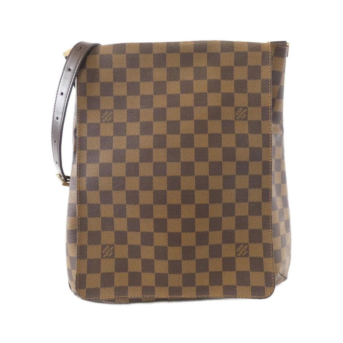 Louis Vuitton Damier Musette N51302 Shoulder Bag: --- Catalog ---Category: SizeSize (HxWxD): 35cm x 32cm x 10cm / 13.77'' x 12.59'' x 3.93''Category: DesignType: Shoulder bagColor: EbeneGender: WomenMaterial: Coated canvas Hardware Color: