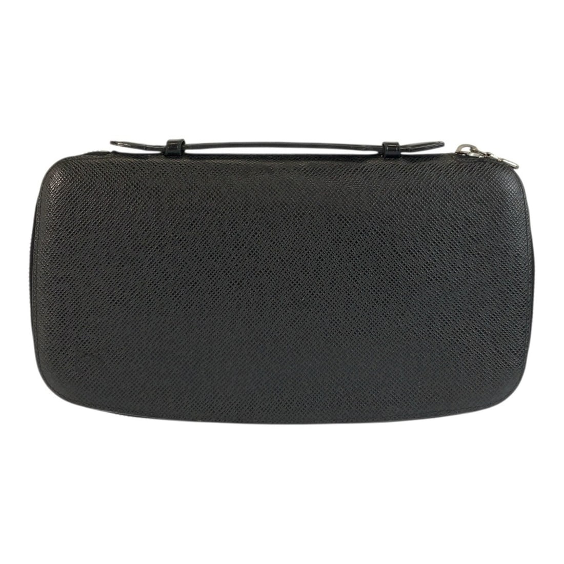 LOUIS VUITTON Taiga Organizer Atoll Black Leather Long Wallet with Silver Hardware M30652 for Men: --- Catalog ---Category: SizeSize (HxWxD): 14cm x 26cm x 1.5cm / 5.51'' x 10.23'' x 0.59''Category: DesignType: Wallet (bi-fold)Color: BlackGender: MenMaterial: Taiga leather Category: GeneralMPN: