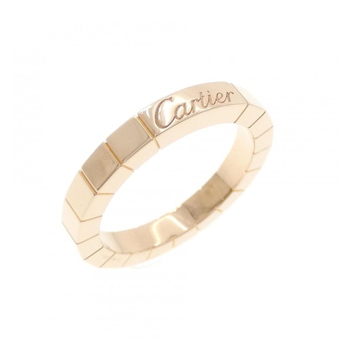 Cartier Lanieres Ring: --- Catalog ---Category: SizeUS Size: 6Brand Size: 51Category: DesignType: Band ringGender: WomenMaterial: Pink gold (18K)Category: GeneralMPN: B4048300Brand: Cartier--- Item List ---Section: Conditio