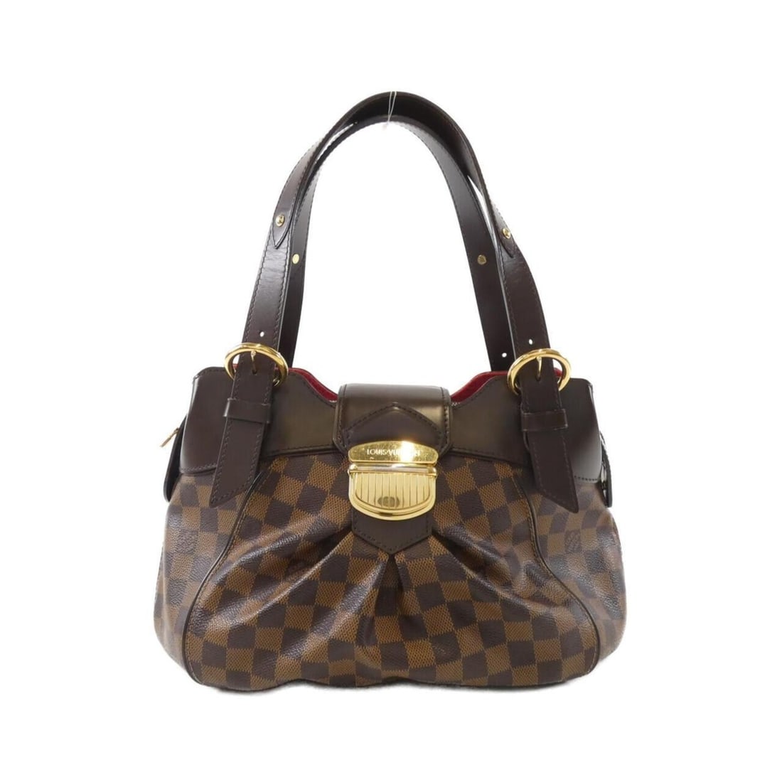 Louis Vuitton Damier Sistina PM N41542 Handbag: --- Catalog ---Category: SizeSize (HxWxD): 24cm x 37cm x 12cm / 9.44'' x 14.56'' x 4.72''Category: DesignType: HandbagColor: EbeneGender: WomenMaterial: Coated canvas Hardware Color: GoldCategory: