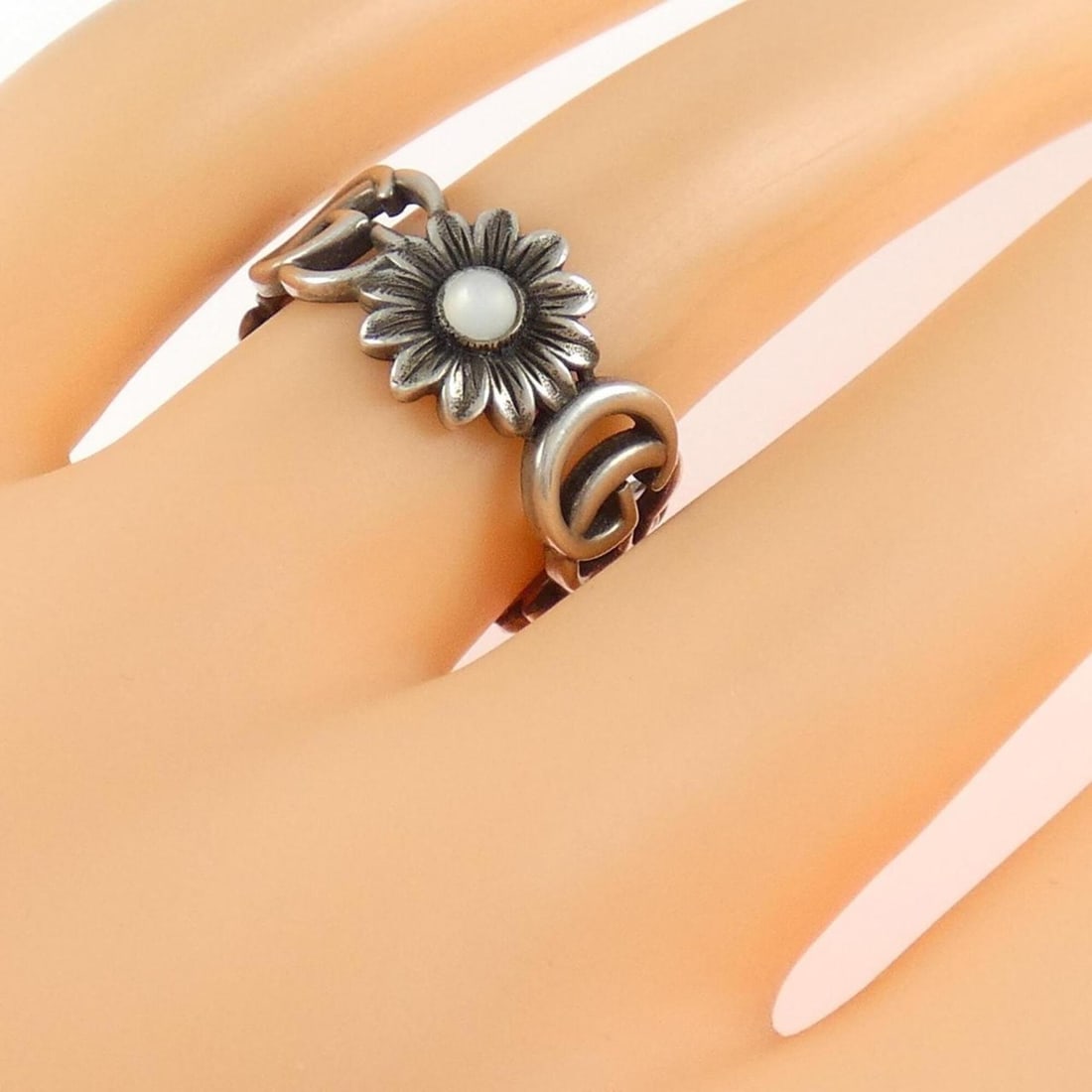 Gucci Double G Flower Ring - 4