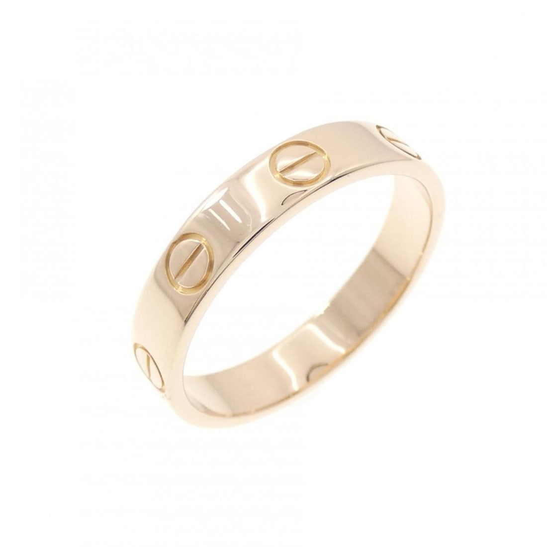 Cartier Mini Love Ring: --- Catalog ---Category: SizeUS Size: 6Brand Size: 51Category: DesignType: Band ringColor: Pink goldGender: WomenMaterial: Pink gold (18K)Category: GeneralBrand: Cartier--- Item List ---Section: