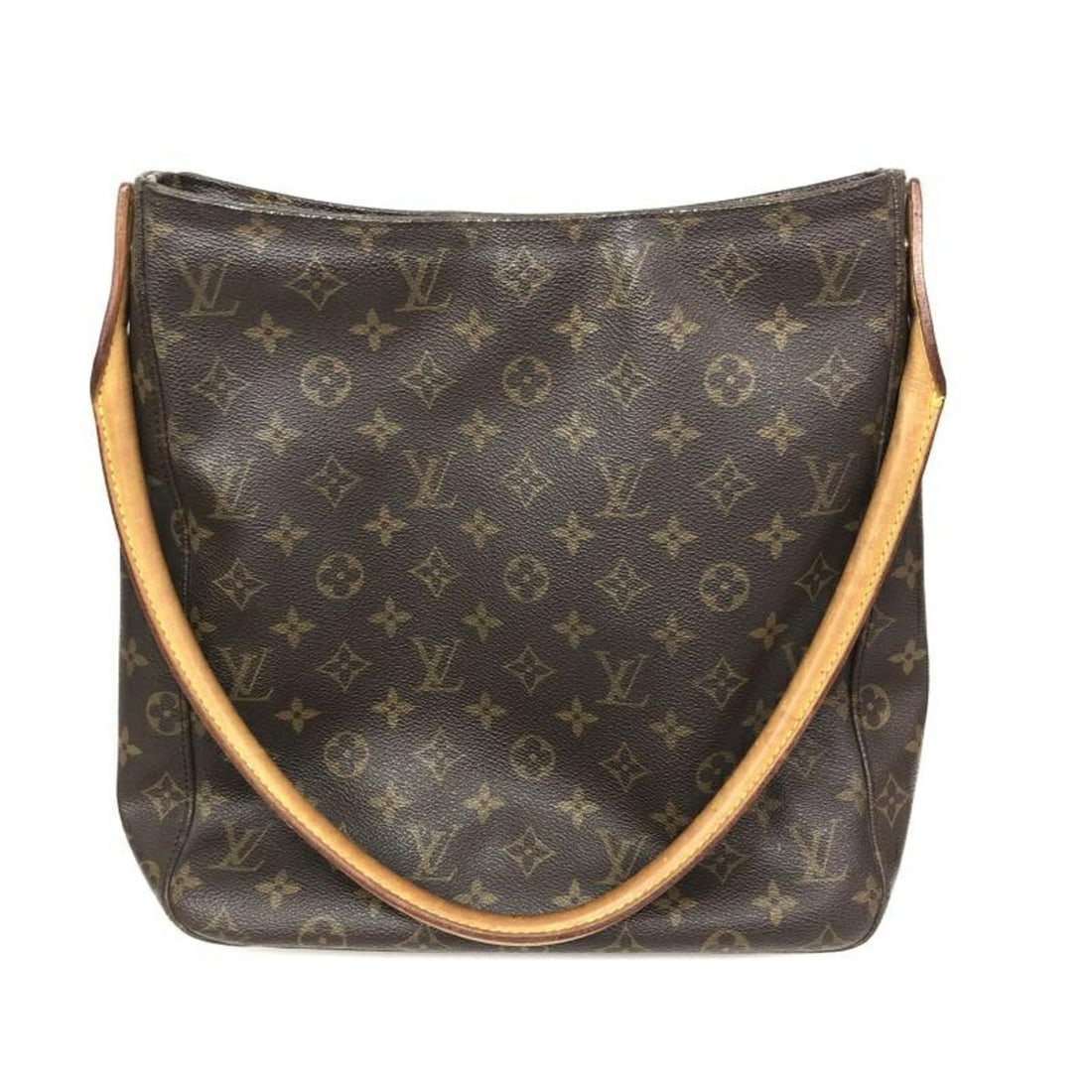 LOUIS VUITTON Looping GM Shoulder Bag: --- Catalog ---Category: SizeSize (HxWxD): 31cm x 28cm x 11cm / 12.2'' x 11.02'' x 4.33''Strap Length: 60cm / 23.62''Category: DesignType: Shoulder bagColor: BrownGender: Men,WomenMaterial: Monogram C