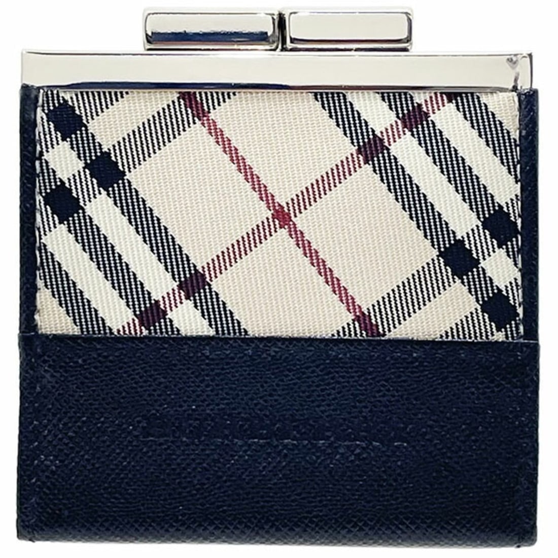 Burberry Check Coin Case, Nylon Leather, Beige/Black, Wallet KK-17239: --- Catalog ---Category: SizeSize (HxWxD): 7.5cm x 7.5cm x 1.5cm / 2.95'' x 2.95'' x 0.59''Category: DesignType: Coin purse/coin caseColor: Beige, BlackGender: Women,MenMaterial: Nylon , Leather Categ