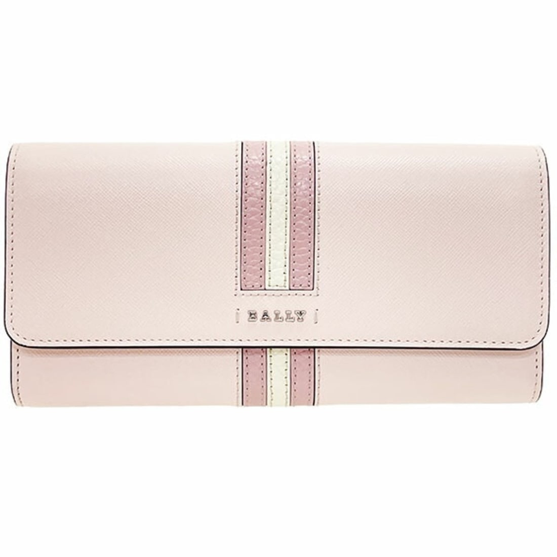 Bally Striped Continental Wallet Leather Long Light Pink BALLY Bi-fold Women's HWN-16911: --- Catalog ---Category: SizeSize (HxWxD): 9.5cm x 19.5cm x 3.5cm / 3.74'' x 7.67'' x 1.37''Category: DesignType: Long wallet (bi-fold)Color: Light pink, Pink, WhiteGender: WomenMaterial: Leather Cate