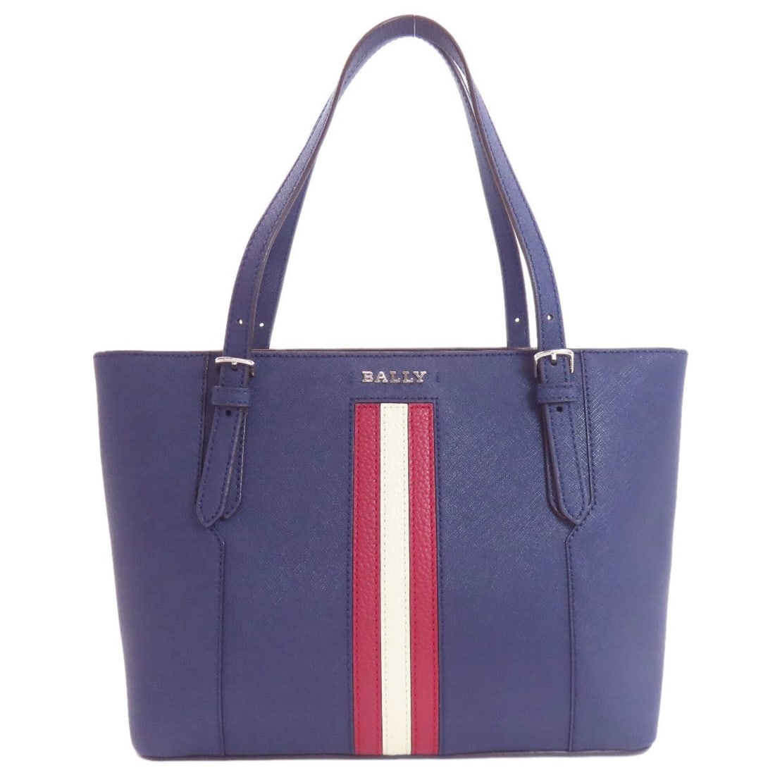Bally Supra Leather Handbag for Women: --- Catalog ---Category: SizeSize (HxWxD): 21.5cm x 34cm x 12cm / 8.46'' x 13.38'' x 4.72''Category: DesignType: HandbagColor: BlueGender: WomenMaterial: Leather Category: GeneralBrand: Bally--- Item 