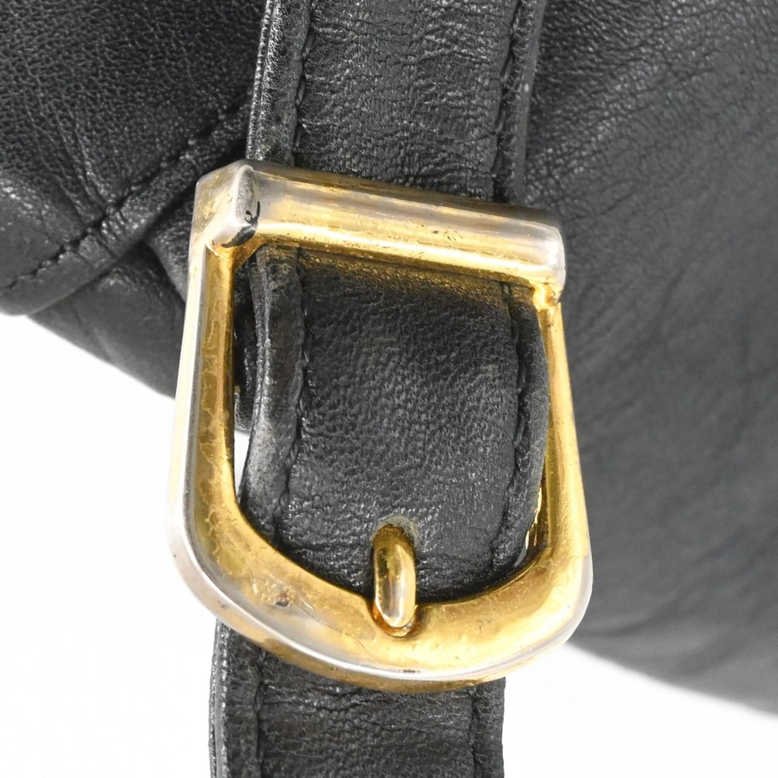 VERSACE Sunburst Backpack, Leather, Black - 11