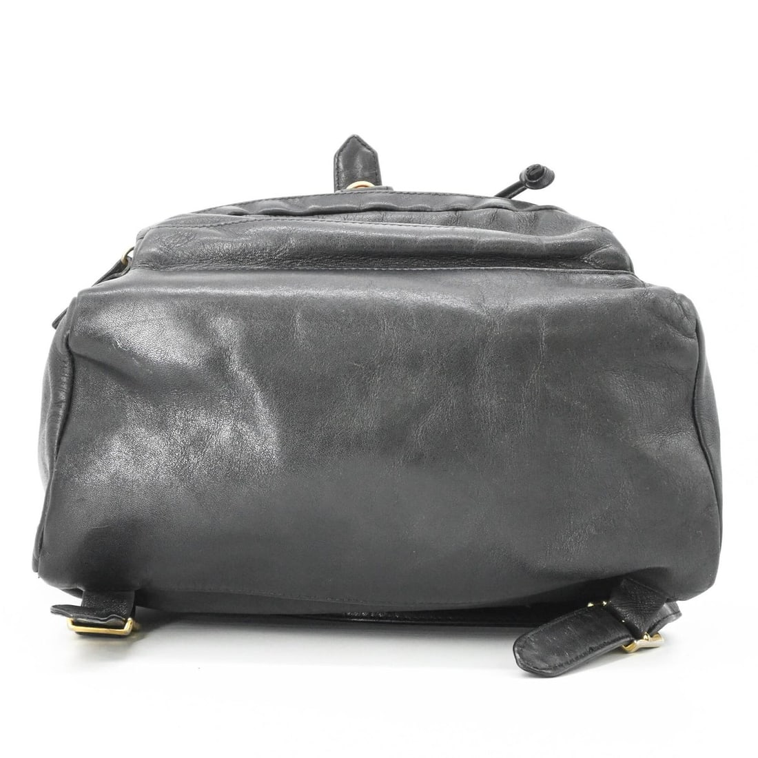 VERSACE Sunburst Backpack, Leather, Black - 5
