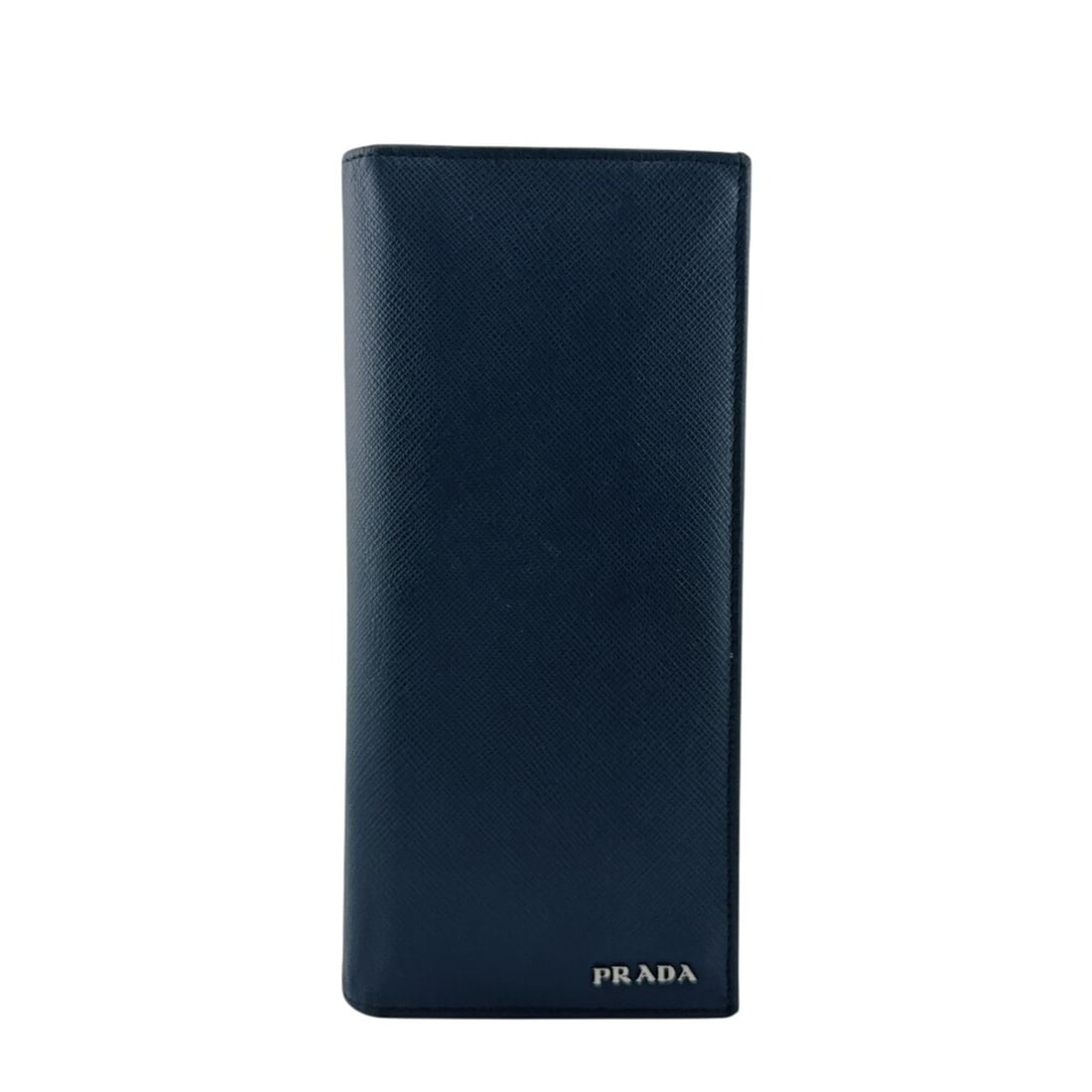 PRADA 2MV836 Saffiano Leather Long Wallet, Bi-fold Navy: --- Catalog ---Category: SizeSize (HxWxD): 9.5cm x 19cm / 3.74'' x 7.48''Category: DesignType: Long wallet (bi-fold)Color: NavyGender: MenMaterial: Leather Category: GeneralLine: SaffianoBrand: Prada-