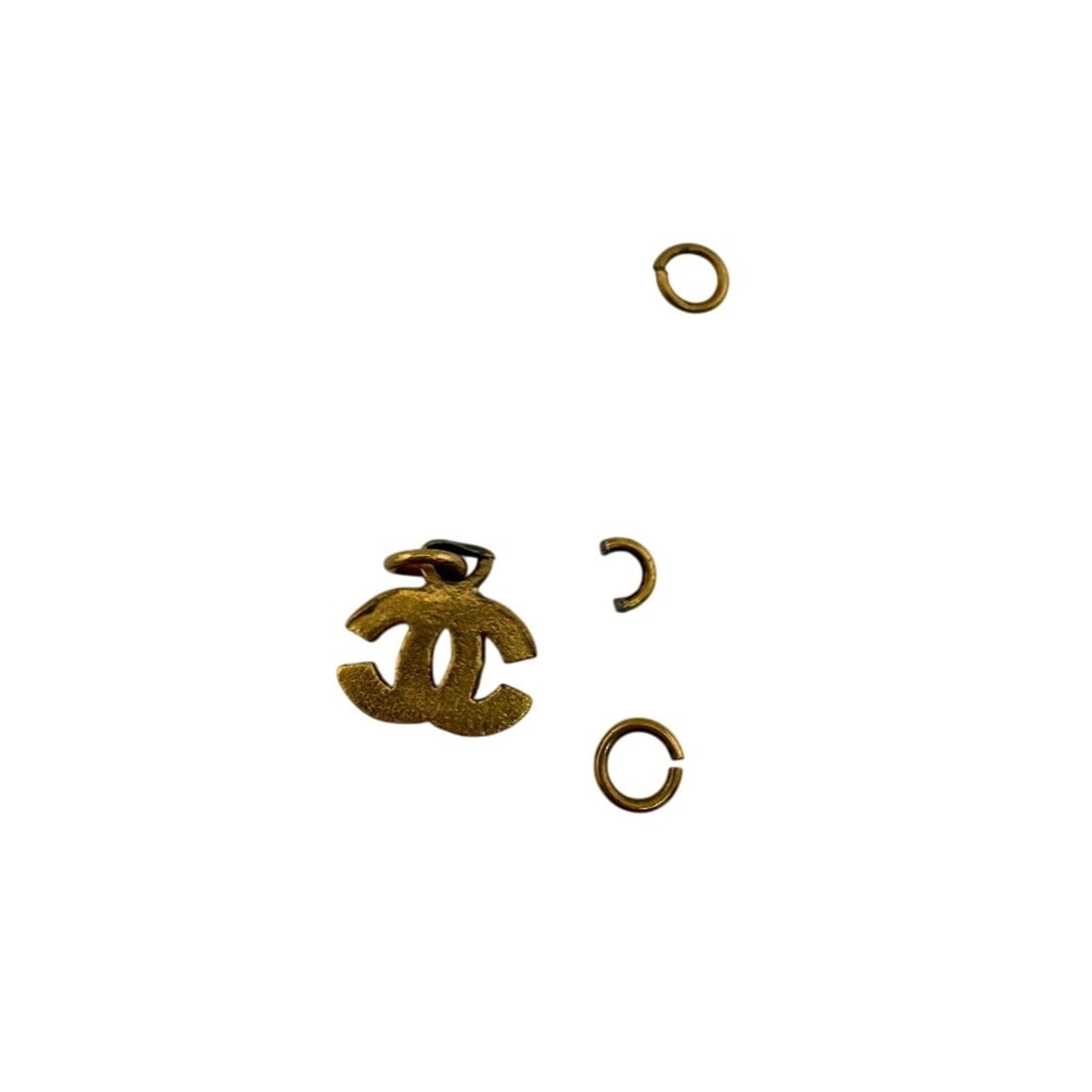 CHANEL 01A Rhinestone Coco Mark Ring (Size 12) - 3
