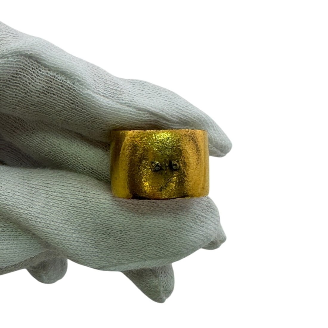 CHANEL 01A Rhinestone Coco Mark Ring (Size 12) - 4