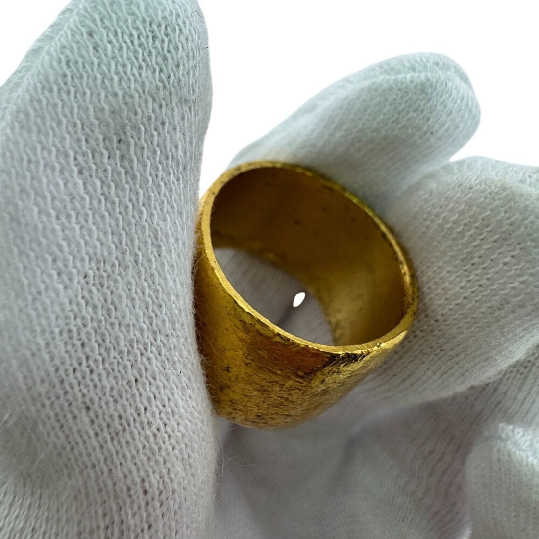 CHANEL 01A Rhinestone Coco Mark Ring (Size 12) - 7