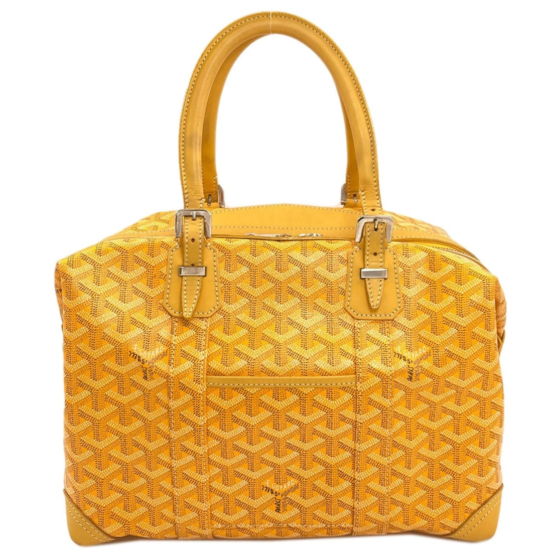 Goyard Boeing 30 Herringbone Pattern Boston Bag, PVC, Women's GOYARD: --- Catalog ---Category: SizeSize (HxWxD): 22cm x 30cm x 16.5cm / 8.66'' x 11.81'' x 6.49''Category: DesignType: Boston bagColor: YellowGender: WomenMaterial: PVC Category: GeneralBrand: Goyard--- Ite