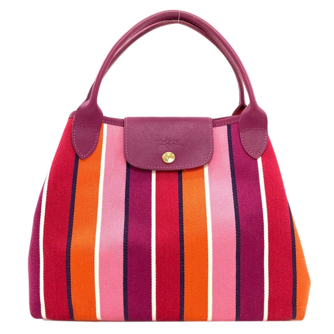 Longchamp Striped Canvas Tote Bag for Women (1 of 20)