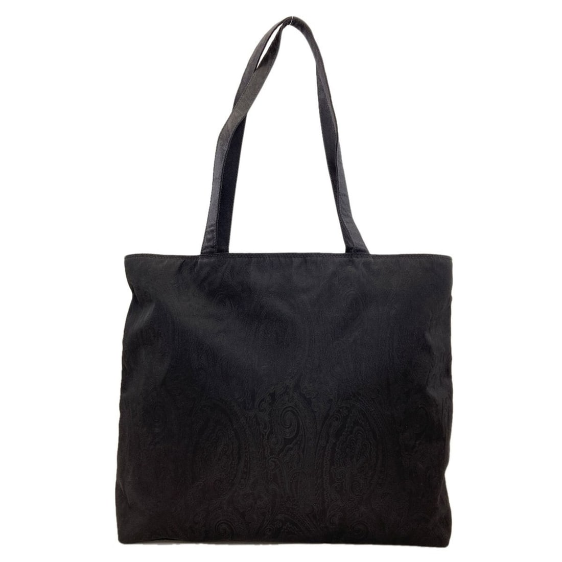 Etro Paisley Pattern Nylon Tote Bag for Women: --- Catalog ---Category: SizeSize (HxWxD): 33cm x 36cm x 13cm / 12.99'' x 14.17'' x 5.11''Category: DesignType: Tote bagColor: BlackGender: WomenMaterial: Nylon Category: GeneralBrand: Etro--- Item Li