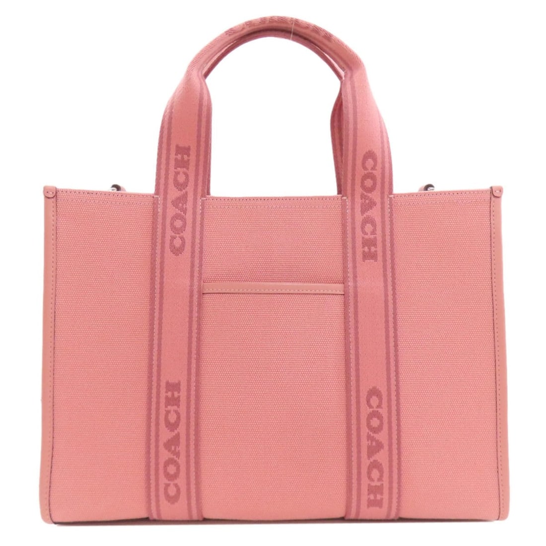 Coach CS617 Smith Canvas Handbag for Women: --- Catalog ---Category: SizeSize (HxWxD): 24.5cm x 34.5cm x 13cm / 9.64'' x 13.58'' x 5.11''Category: DesignType: HandbagColor: PinkGender: WomenMaterial: Canvas Category: GeneralMPN: CS617Brand: Coa