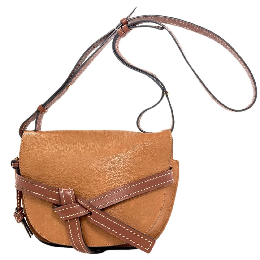 Loewe Gate Bag Shoulder Calfskin Women's LOEWE: --- Catalog ---Category: SizeSize (HxWxD): 18cm x 28cm x 10.5cm / 7.08'' x 11.02'' x 4.13''Category: DesignType: Shoulder bagColor: BrownGender: WomenMaterial: Leather Leather/Fur Type: CalfskinCatego