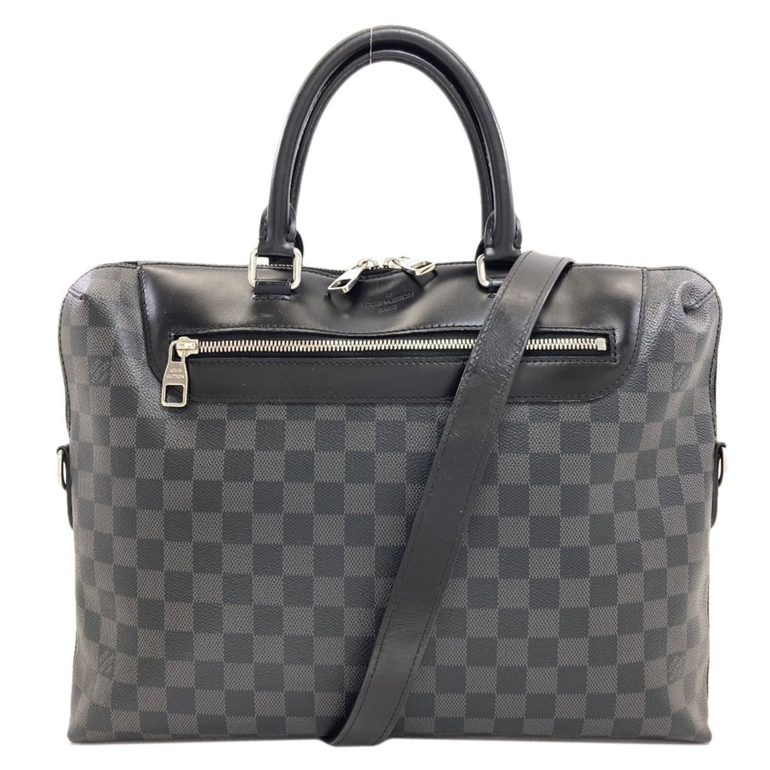 Louis Vuitton N48260 Porte Documents Jour NM Business Bag, Damier Canvas, Men's LOUIS VUITTON: --- Catalog ---Category: SizeSize (HxWxD): 28.5cm x 40cm x 6.5cm / 11.22'' x 15.74'' x 2.55''Category: DesignType: BriefcaseColor: Damier GraphiteGender: MenMaterial: Damier Canvas Category: GeneralMP