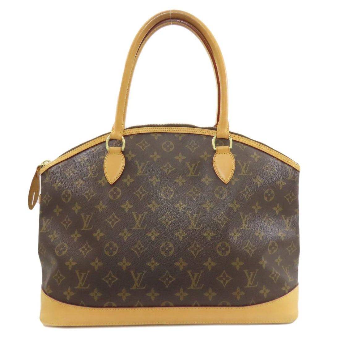 Louis Vuitton M40104 Lockit Horizontal Tote Bag, Monogram Canvas, Women's LOUIS VUITTON: --- Catalog ---Category: SizeSize (HxWxD): 31cm x 38cm x 14cm / 12.2'' x 14.96'' x 5.51''Category: DesignType: Tote bagColor: MonogramGender: WomenMaterial: Monogram Category: GeneralMPN: M40104Brand: