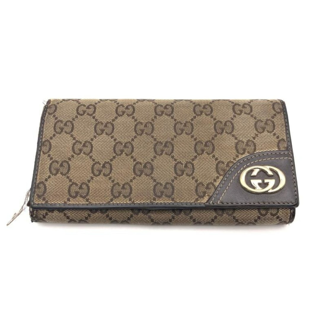 GUCCI Bi-fold Long Wallet GG Interlocking 204836 Gucci (1 of 8)