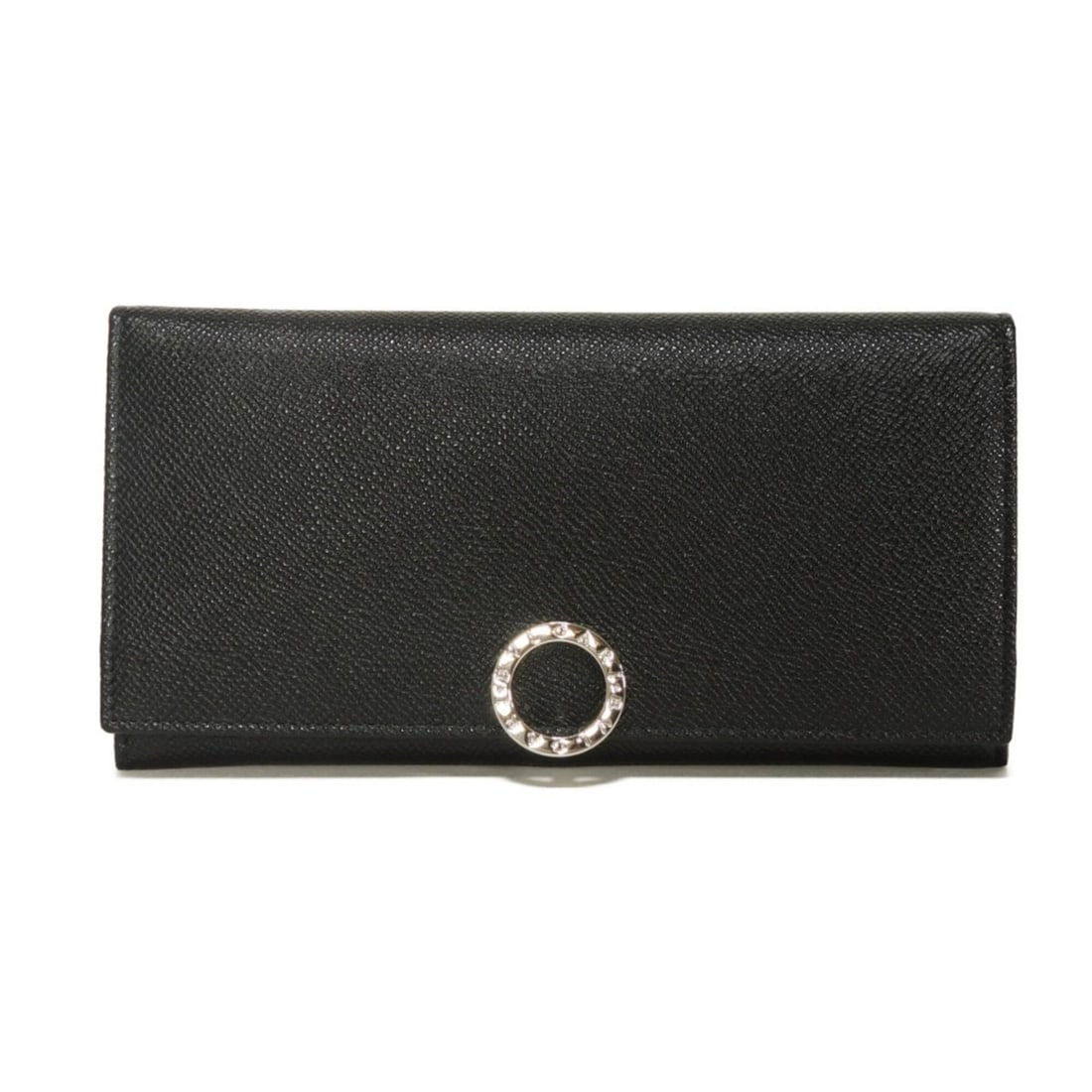 BVLGARI Long Wallet Clip Large Grain Calf Blue Bicolor RFID IC Chip Unused BB Logo Ring Black 30412: --- Catalog ---Category: SizeSize (HxWxD): 10cm x 19.2cm x 3.2cm / 3.93'' x 7.55'' x 1.25''Category: DesignType: Long wallet (bi-fold)Color: BlackGender: Men,WomenMaterial: Leather Category: GeneralBr