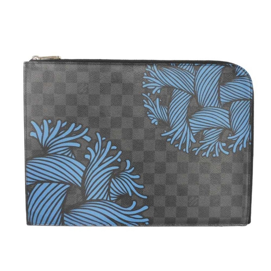 Louis Vuitton LOUIS VUITTON Clutch Bag Pochette Jour GM Rope Second Damier Graphite Christopher: --- Catalog ---Category: SizeWeight: 323g / 11.39oz.Size (HxWxD): 25cm x 34cm x 2cm / 9.84'' x 13.38'' x 0.78''Category: DesignType: Clutch bag, PochetteColor: Black, BlueGender: MenMaterial: Damier G