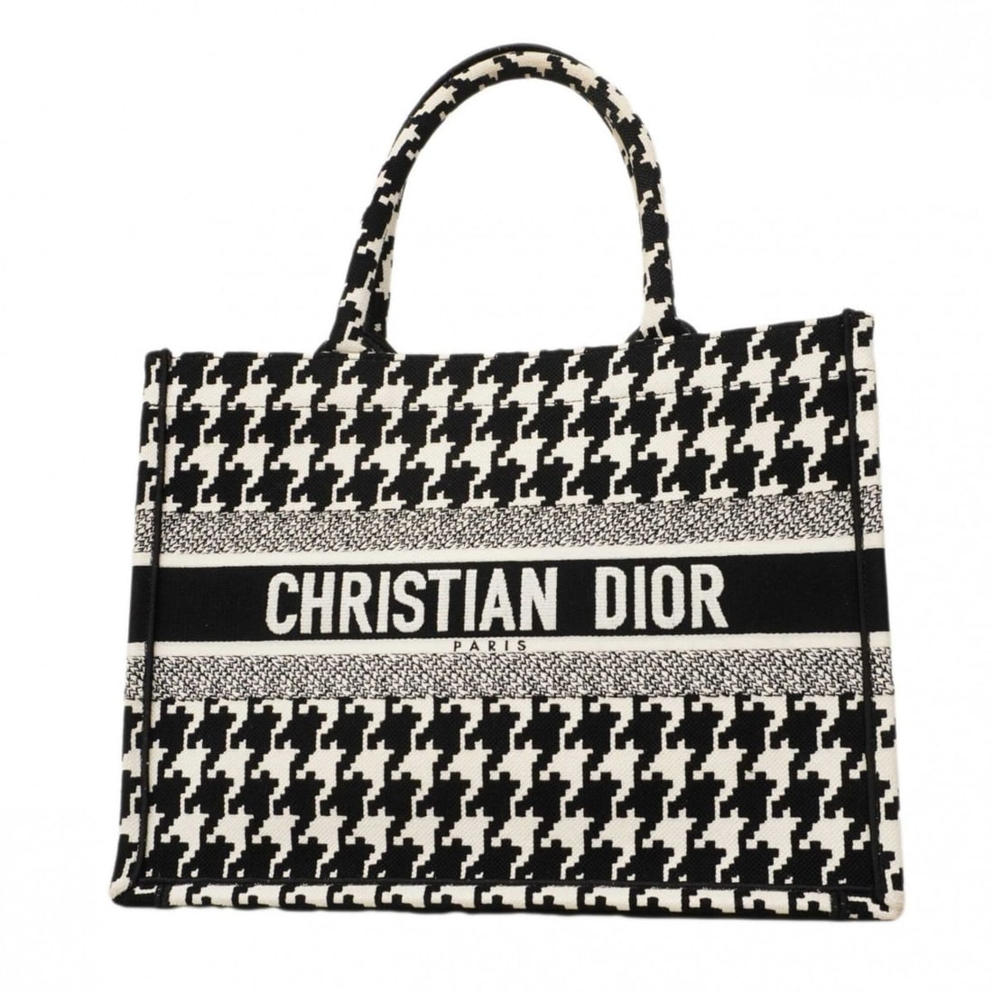 Christian Dior Book Tote Bag, Canvas, Black/White, Women's: --- Catalog ---Category: SizeSize (HxWxD): 27cm x 36cm x 16.5cm / 10.62'' x 14.17'' x 6.49''Category: DesignType: Tote bagColor: Black, WhiteGender: WomenMaterial: Canvas Category: GeneralBrand: Chris
