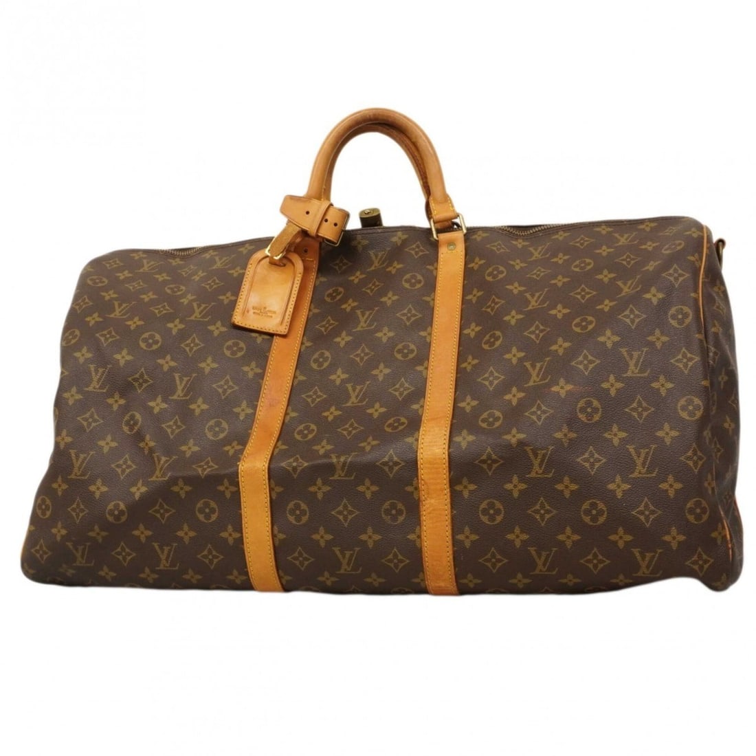 Louis Vuitton Bags - Boston Monogram Keepall Bandoulière 60 M41412 Brown Men's & Women's: --- Catalog ---Category: SizeSize (HxWxD): 34cm x 60cm x 27cm / 13.38'' x 23.62'' x 10.62''Category: DesignType: Boston bagColor: BrownGender: Men,WomenCategory: GeneralMPN: M41412Brand: Louis Vuitton