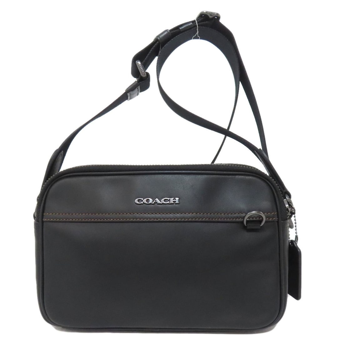Coach C4148 Graham Crossbody Shoulder Bag Leather Women's COACH: --- Catalog ---Category: SizeSize (HxWxD): 15cm x 23cm x 7cm / 5.9'' x 9.05'' x 2.75''Category: DesignType: Shoulder bagColor: BlackGender: WomenMaterial: Leather Category: GeneralBrand: Coach--- Item