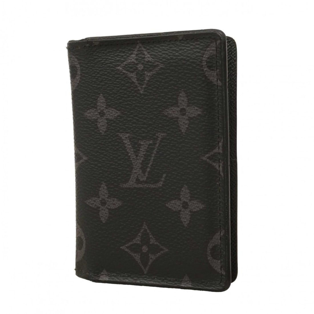 Louis Vuitton Business Card Holder/Card Case, Monogram Eclipse Organizer de Poche, M61696, Black,: --- Catalog ---Category: DesignType: Card caseColor: BlackGender: MenCategory: GeneralMPN: M61696Brand: Louis VuittonCategory: Physical PropertiesSize (HxWxD): 11cm x 7.5cm x 1cm / 4.33'' x 2.95'' x 0
