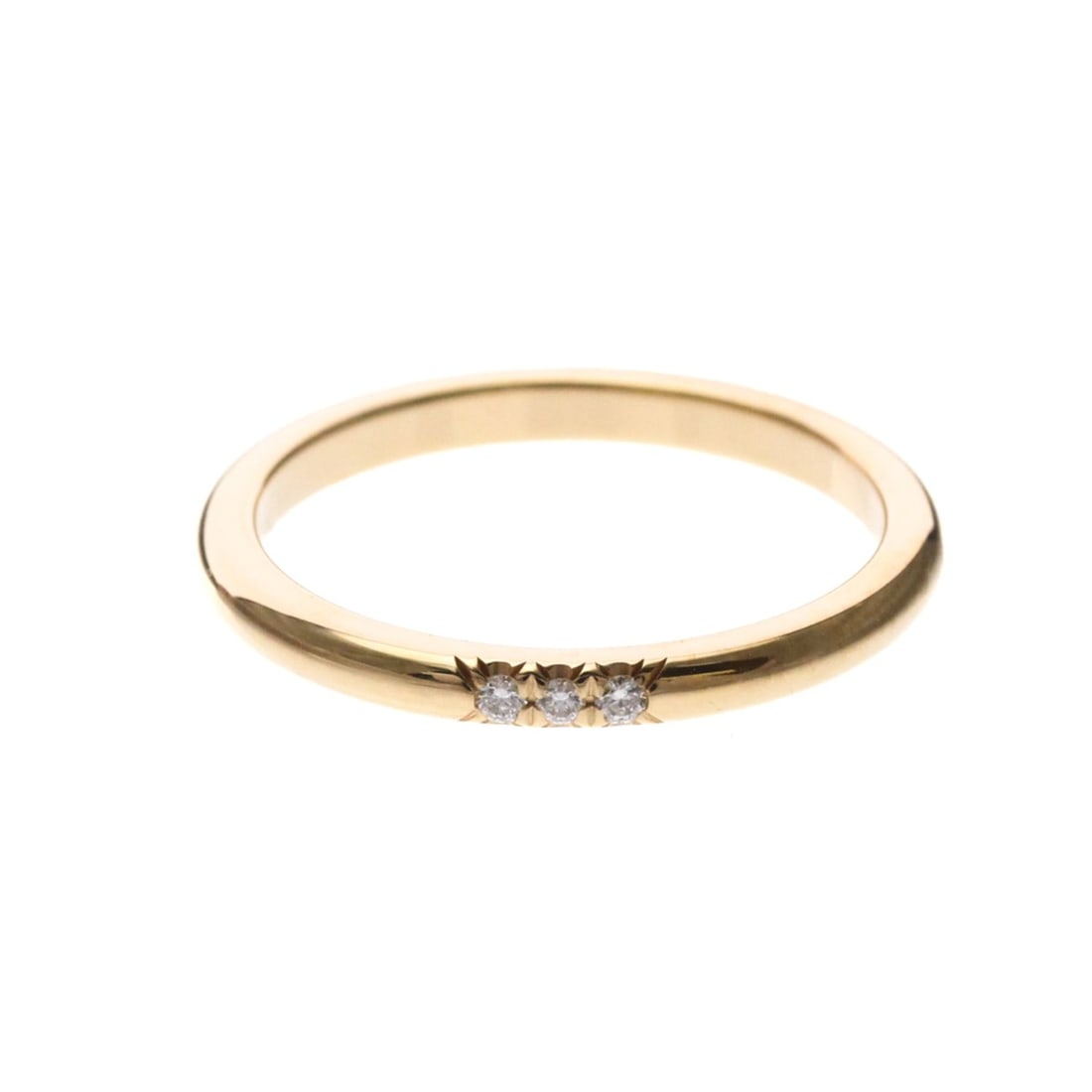 Tiffany Forever Band Ring With 3 Diamonds Pink Gold (18K) Fashion Diamond Band Ring Pink Gold: --- Catalog ---Category: SizeWidth: 2.1mm / 0.08''Weight: 2.6g / 0.09oz.JP Size: 12.5US Size: 6.5Category: DesignType: Band ringColor: Pink goldMetal: GoldStone: DiamondStyle: FashionGender: Men,Women
