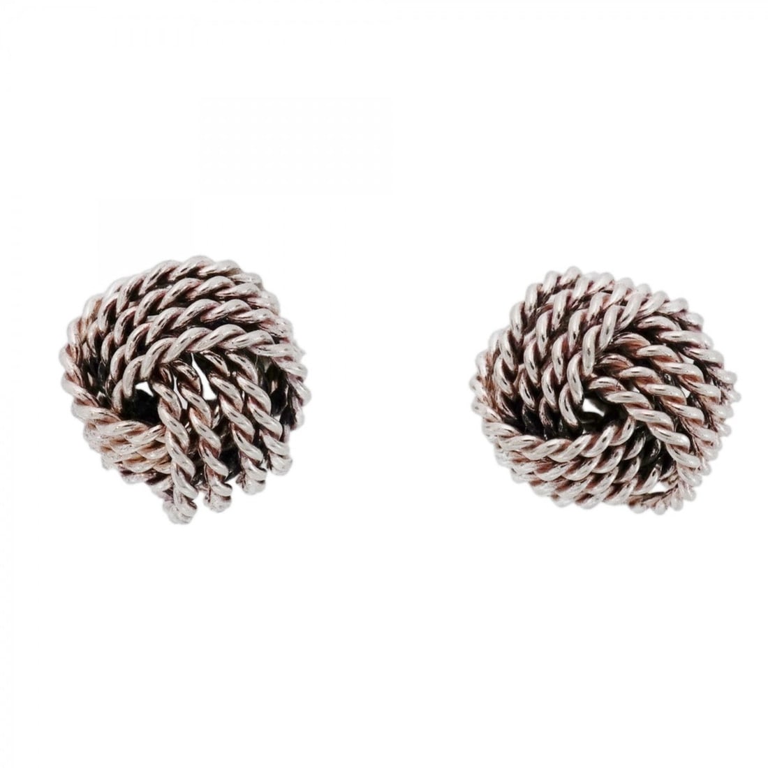 Tiffany & Co. Somerset Mesh Sterling Silver Earrings for Women: --- Catalog ---Category: SizeSize (HxWxD): 9.80mm x 9.60mm / 0.39'' x 0.38''Category: DesignType: Stud earringsGender: WomenMaterial: Silver 925Category: GeneralBrand: Tiffany--- Item List ---Section: