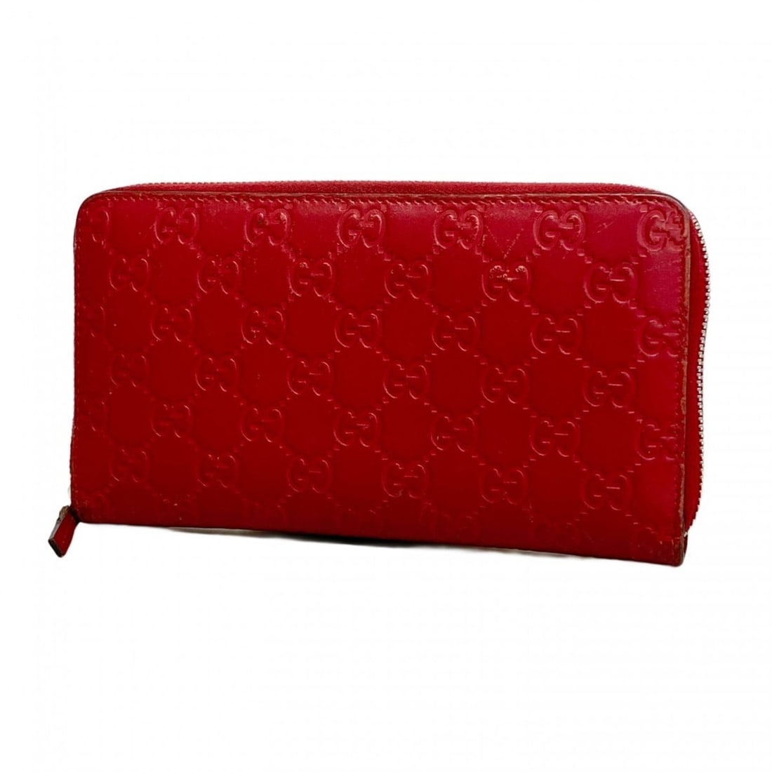 Gucci long wallet, Guccissima pattern, 233194, leather, red, women's.: --- Catalog ---Category: SizeSize (HxWxD): 11.5cm x 21cm x 2cm / 4.52'' x 8.26'' x 0.78''Category: DesignType: Long wallet (bi-fold)Color: Red colorGender: WomenMaterial: Leather Category: GeneralMPN: