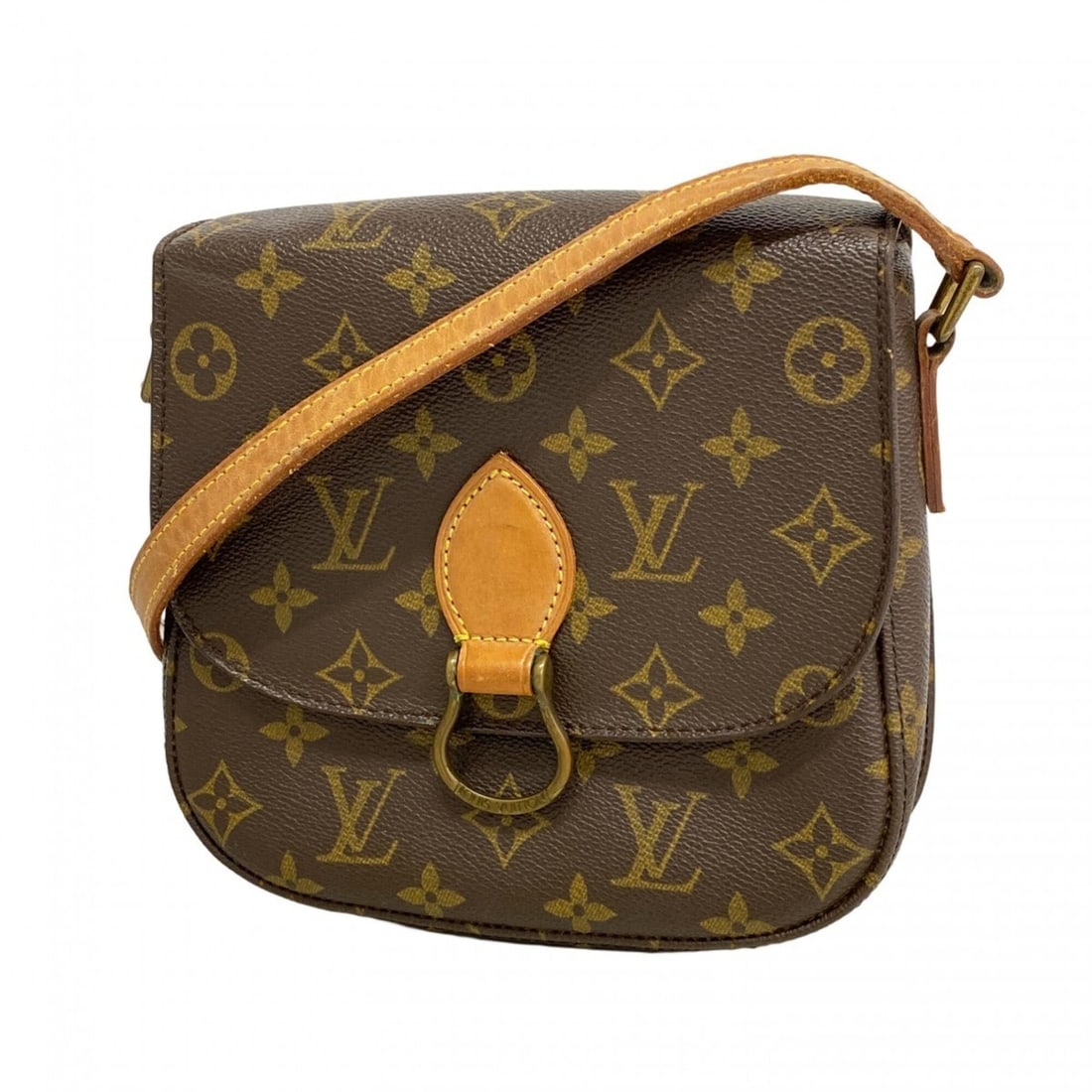 Louis Vuitton Monogram Mini Saint Cloud Shoulder Bag M51244 Brown Women's: --- Catalog ---Category: SizeSize (HxWxD): 19cm x 18cm x 6cm / 7.48'' x 7.08'' x 2.36''Category: DesignType: Shoulder bagColor: BrownGender: WomenCategory: GeneralMPN: M51244Brand: Louis Vuitton--- It