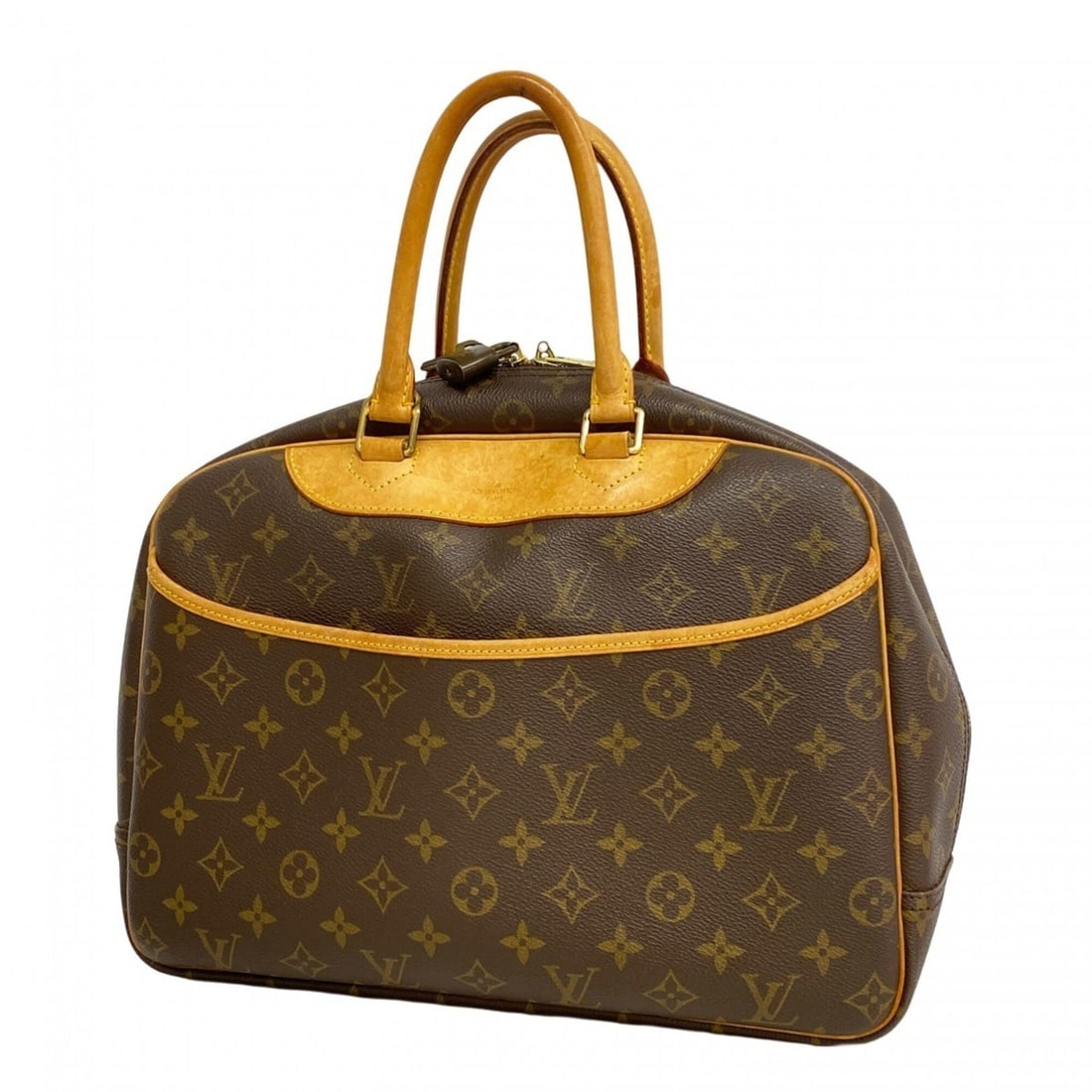 Louis Vuitton Monogram Deauville Handbag M47270 Brown Women's: --- Catalog ---Category: SizeSize (HxWxD): 26cm x 34cm x 14cm / 10.23'' x 13.38'' x 5.51''Category: DesignType: HandbagColor: BrownGender: WomenCategory: GeneralMPN: M47270Brand: Louis Vuitton--- Item