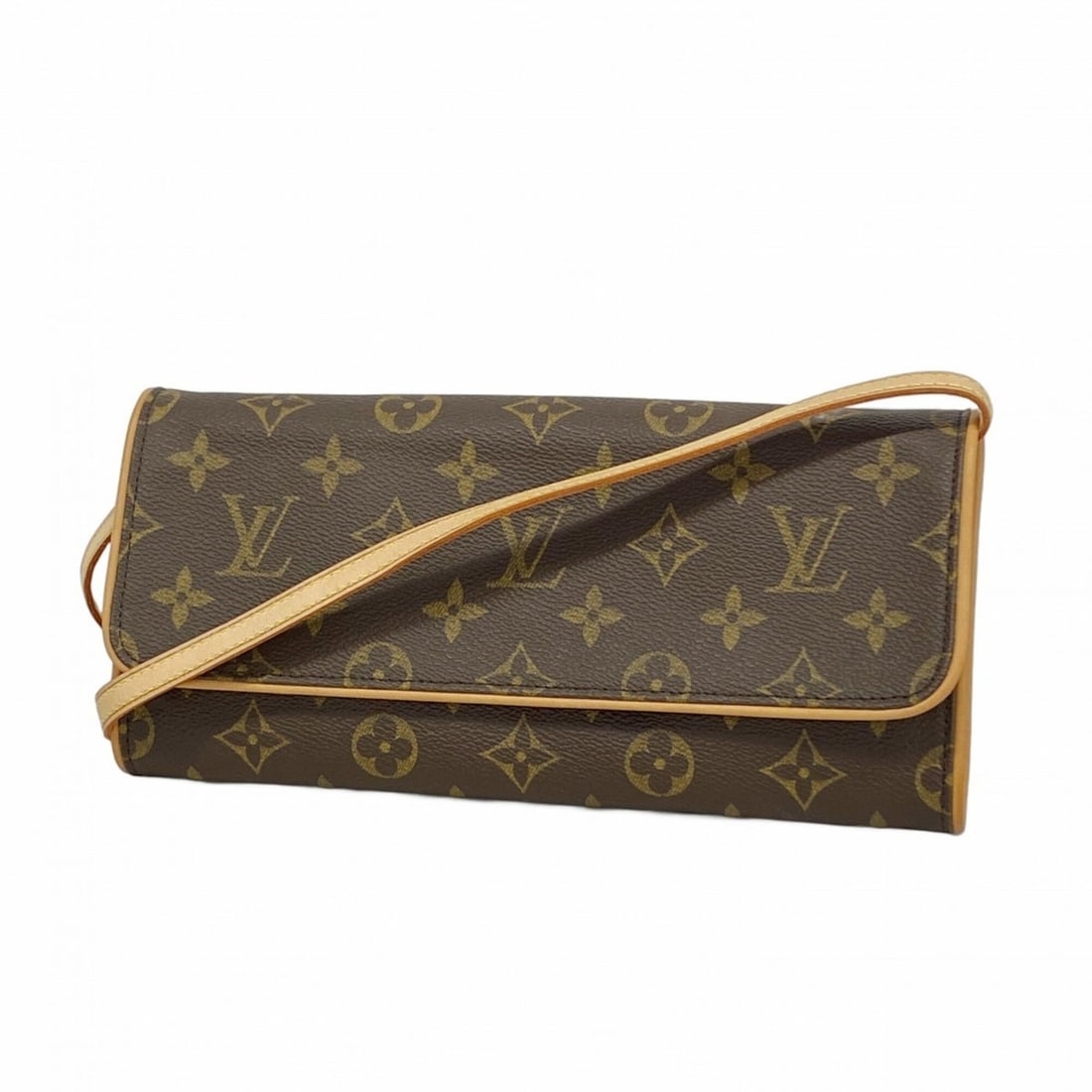Louis Vuitton Monogram Pochette Twin GM Shoulder Bag M51852 Brown Women's: --- Catalog ---Category: SizeSize (HxWxD): 12cm x 24.5cm x 3.5cm / 4.72'' x 9.64'' x 1.37''Category: DesignType: Pochette, Shoulder bagColor: BrownGender: WomenCategory: GeneralMPN: M51852Brand: Louis