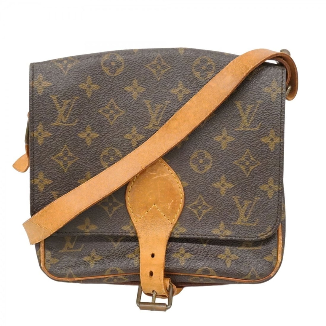 Louis Vuitton Monogram Cartouchiere MM Shoulder Bag M51253 Brown Women's: --- Catalog ---Category: SizeSize (HxWxD): 20cm x 21cm x 7cm / 7.87'' x 8.26'' x 2.75''Category: DesignType: Shoulder bagColor: BrownGender: WomenCategory: GeneralMPN: M51253Brand: Louis Vuitton--- It
