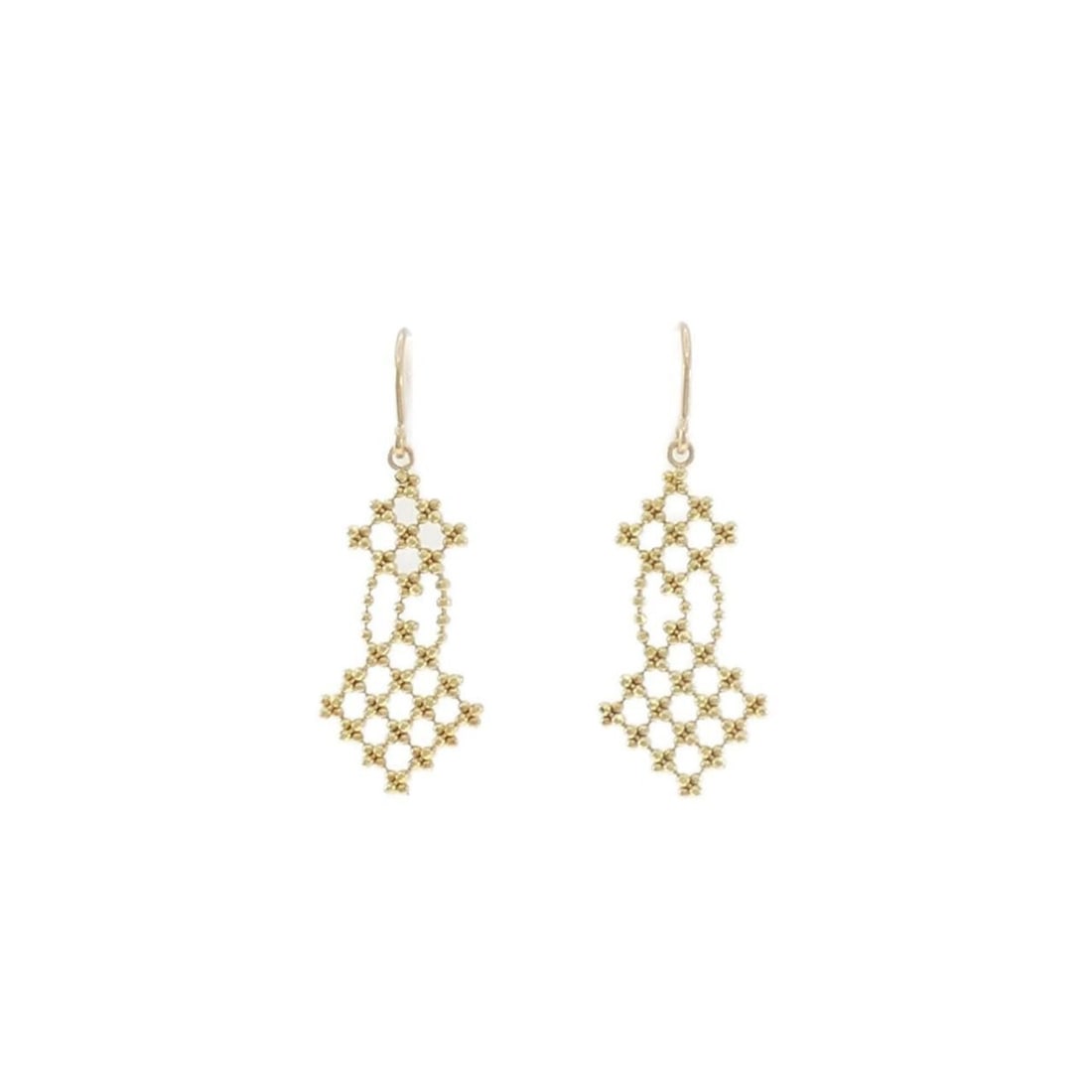 Tiffany & Co. Fringe Triangle Earrings: --- Catalog ---Category: SizeStone Size (HxW): 25.90mm x 11.80mm / 1.02'' x 0.46''Category: DesignColor: Yellow goldGender: WomenMaterial: Yellow gold (18K)Category: GeneralBrand: Tiffany--- Item List