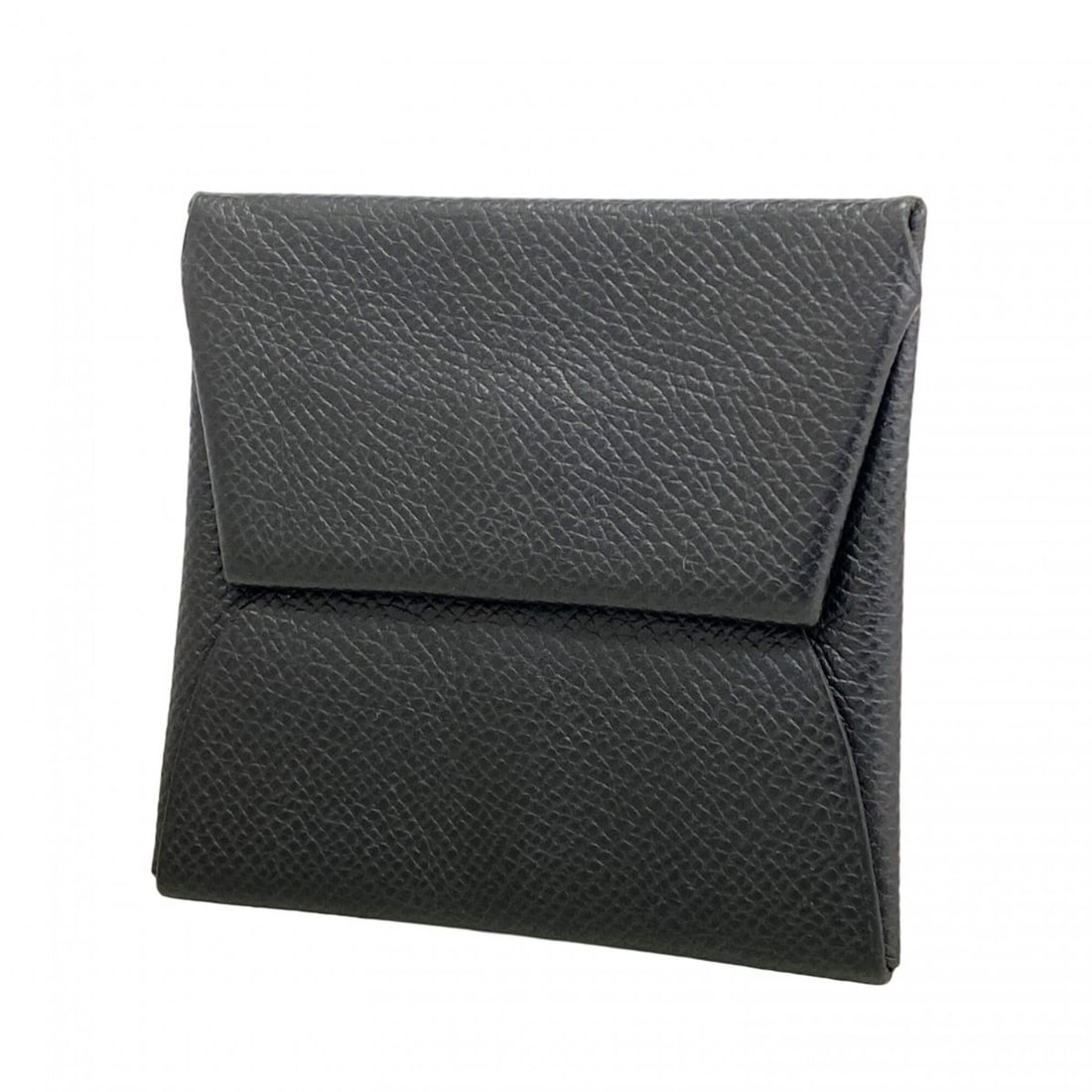 Hermes Bastia Wallet/Coin Case, Veau Epsom Leather, Black, D Stamp, Men's/Women's: --- Catalog ---Category: SizeSize (HxWxD): 8cm x 8.5cm x 5.00mm / 3.14'' x 3.34'' x 0.19''Category: DesignType: Coin purse/coin caseColor: BlackGender: Men,WomenMaterial: Epsom leather Category: Gener