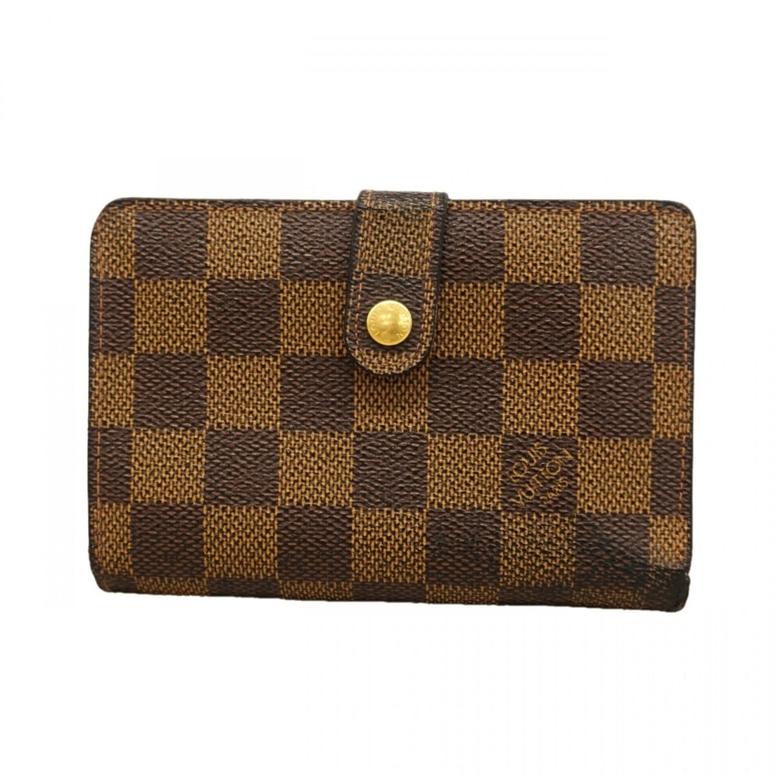 Louis Vuitton Damier Portemonnaie Viennois Wallet N61664 Ebene Women's (1 of 7)