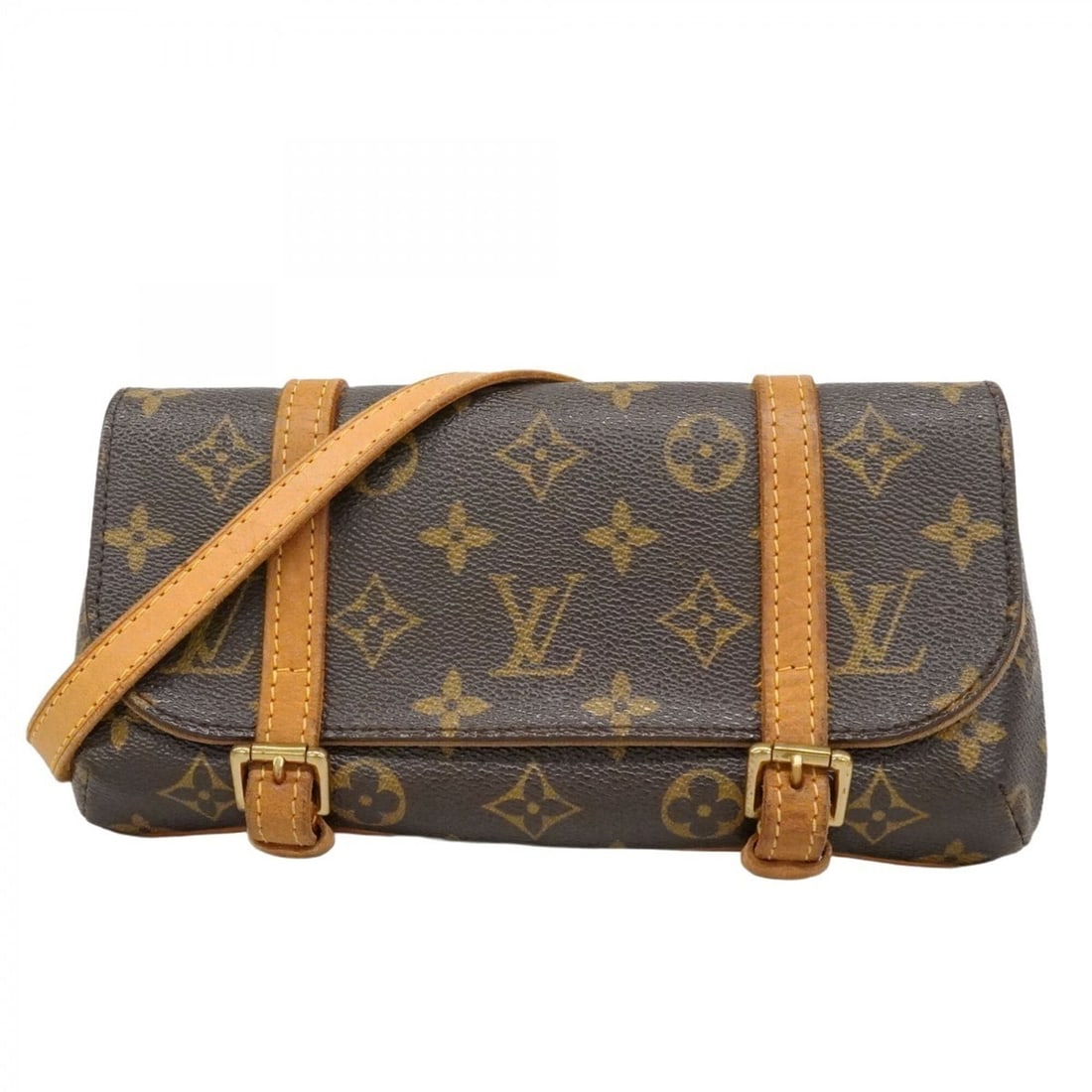 Louis Vuitton Monogram Pochette Marelle M51159 Brown Women's Bag/Waist Bag: --- Catalog ---Category: SizeSize (HxWxD): 12cm x 24cm x 3cm / 4.72'' x 9.44'' x 1.18''Category: DesignType: Fanny packColor: BrownGender: WomenCategory: GeneralMPN: M51159Brand: Louis Vuitton--- Item