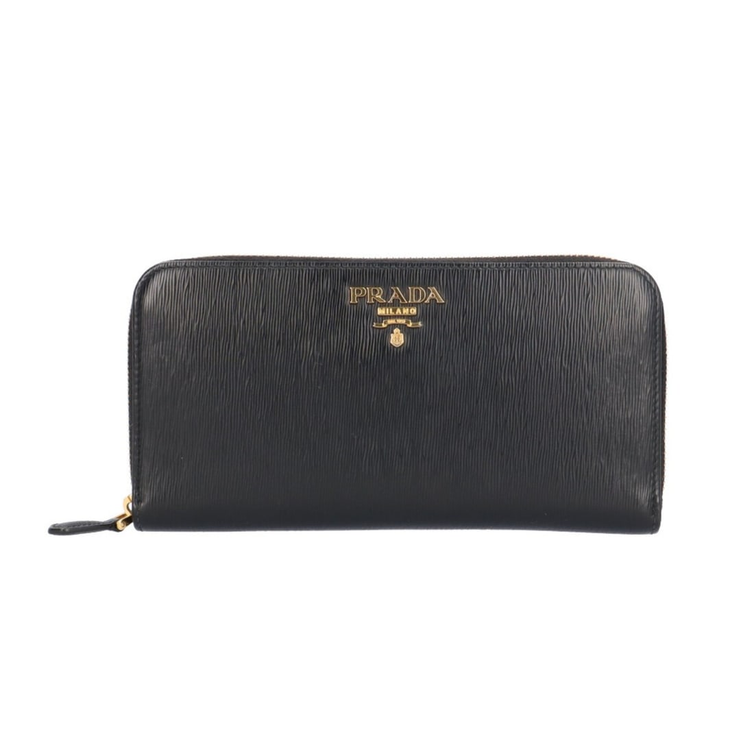 Prada Vitello Move Long Wallet, Leather, Women's PRADA: --- Catalog ---Category: SizeSize (HxWxD): 11cm x 19.5cm x 2cm / 4.33'' x 7.67'' x 0.78''Category: DesignType: Long wallet (bi-fold)Color: BlackGender: WomenMaterial: Leather Category: GeneralBrand: P